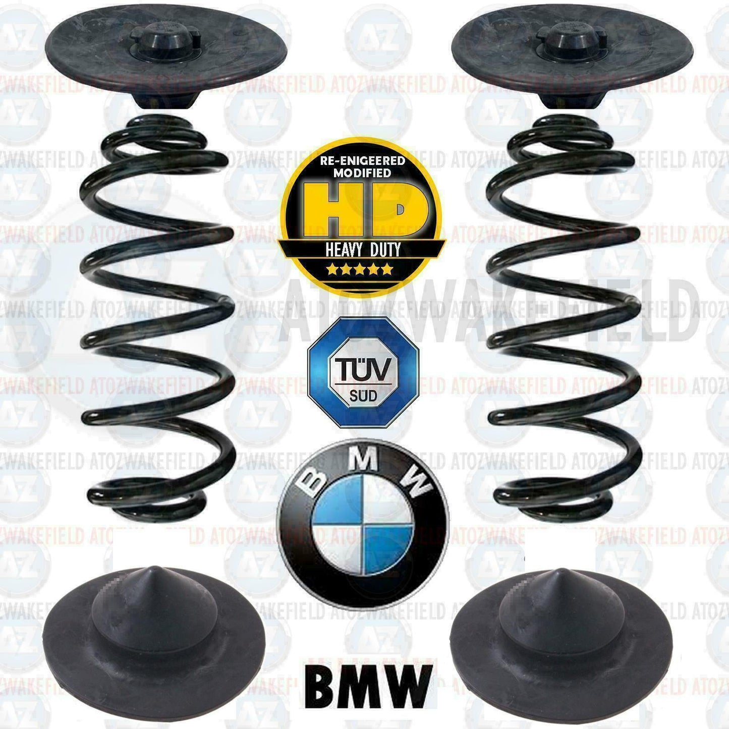 FOR BMW F11 5 SERIES TOURING ESTATE REAR AIR BAG TO COIL SPRING CONVERSION KIT