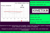 FOR AUDI A7 A8 Q5 Q7 Q8 KINETIX PERFORMANCE FRONT BRAKE PADS & WEAR SENSOR WIRES