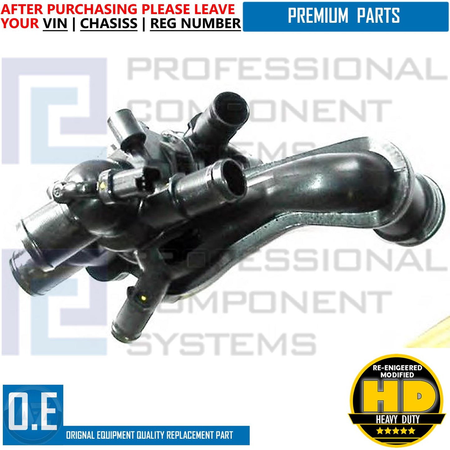 THERMOSTAT HOUSING FOR BMW MINI R55 R56 R57 R58 R59 R60 ONE COOPER 11537647751