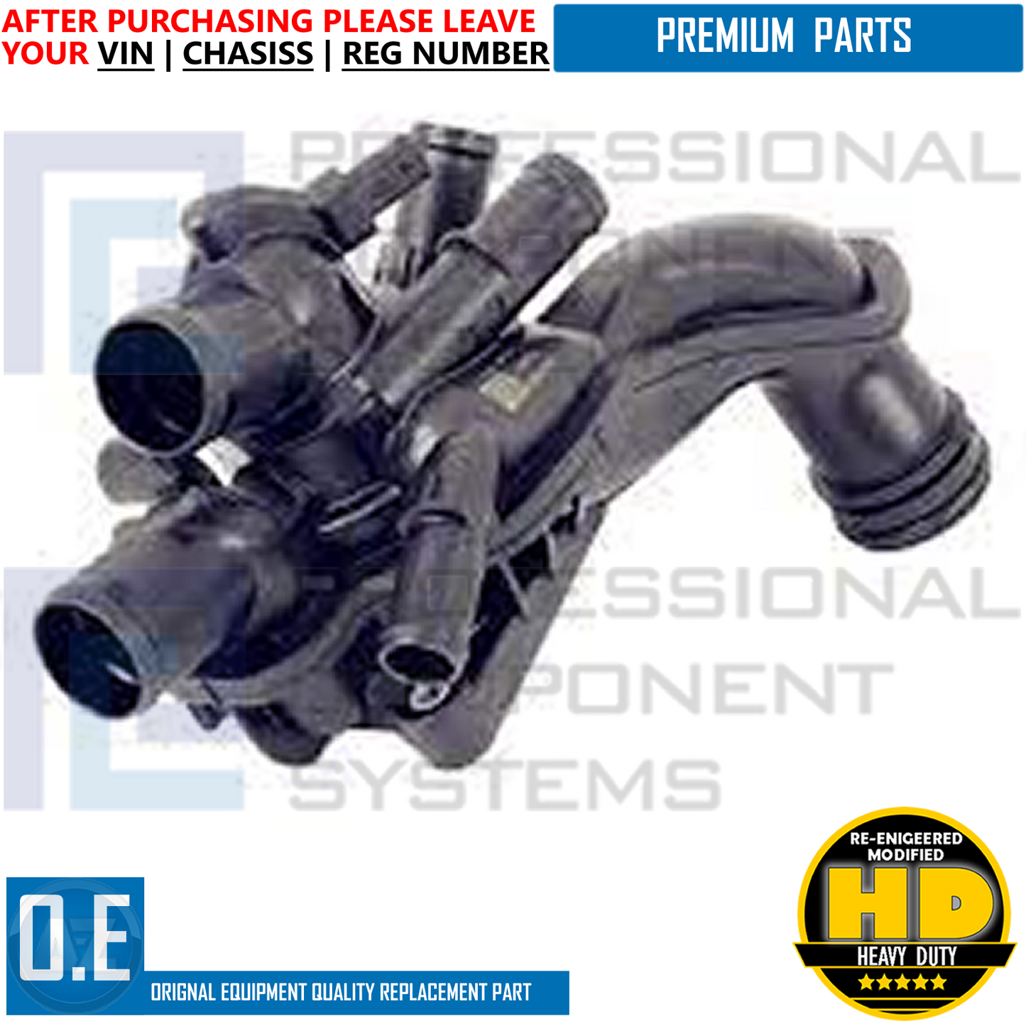 THERMOSTAT HOUSING FOR BMW MINI R55 R56 R57 R58 R59 R60 ONE COOPER 11537647751