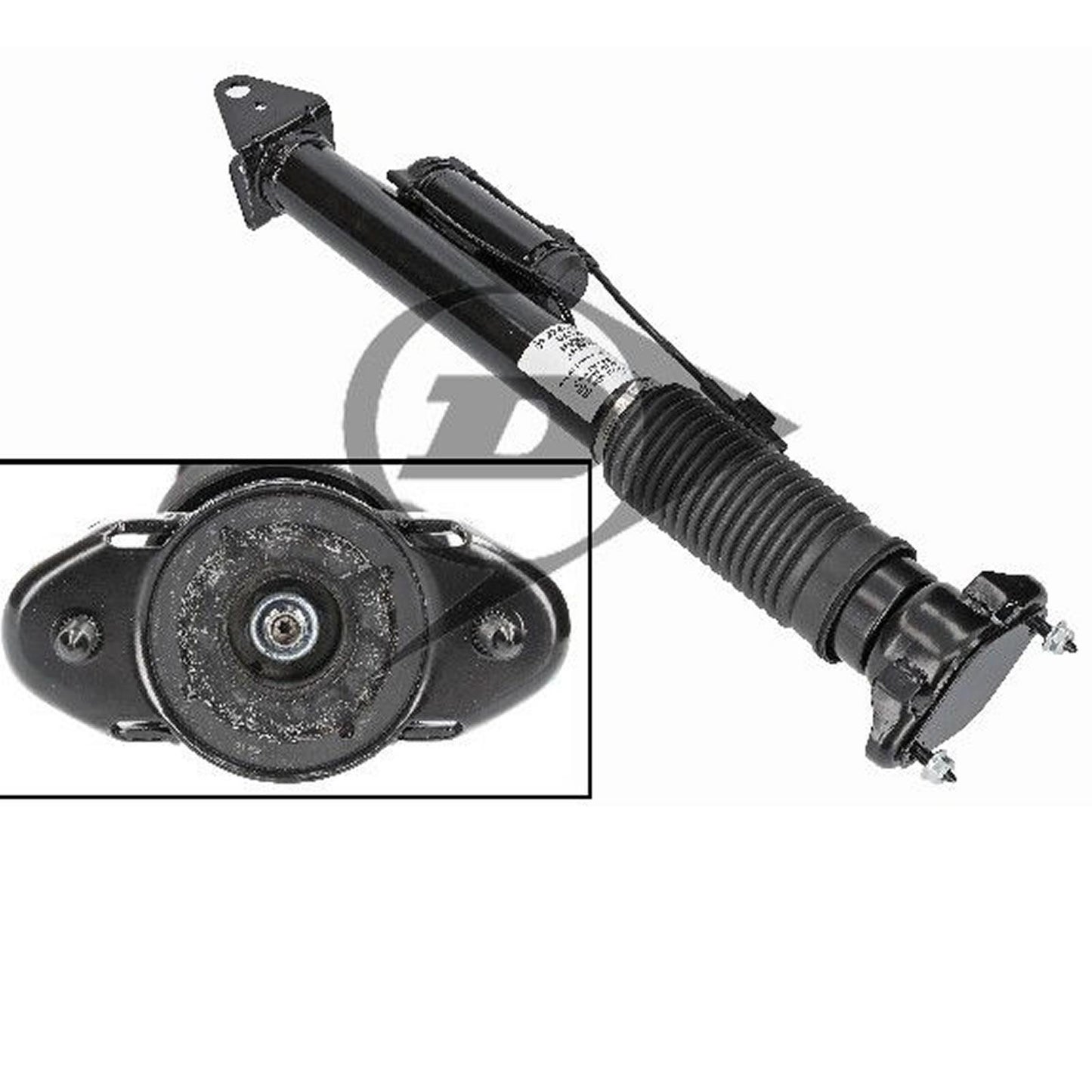 FOR MERCEDES GL GLE ML W166 X166 REAR AIR SUSPENSION SHOCK ABSORBERS DUNLOP X2