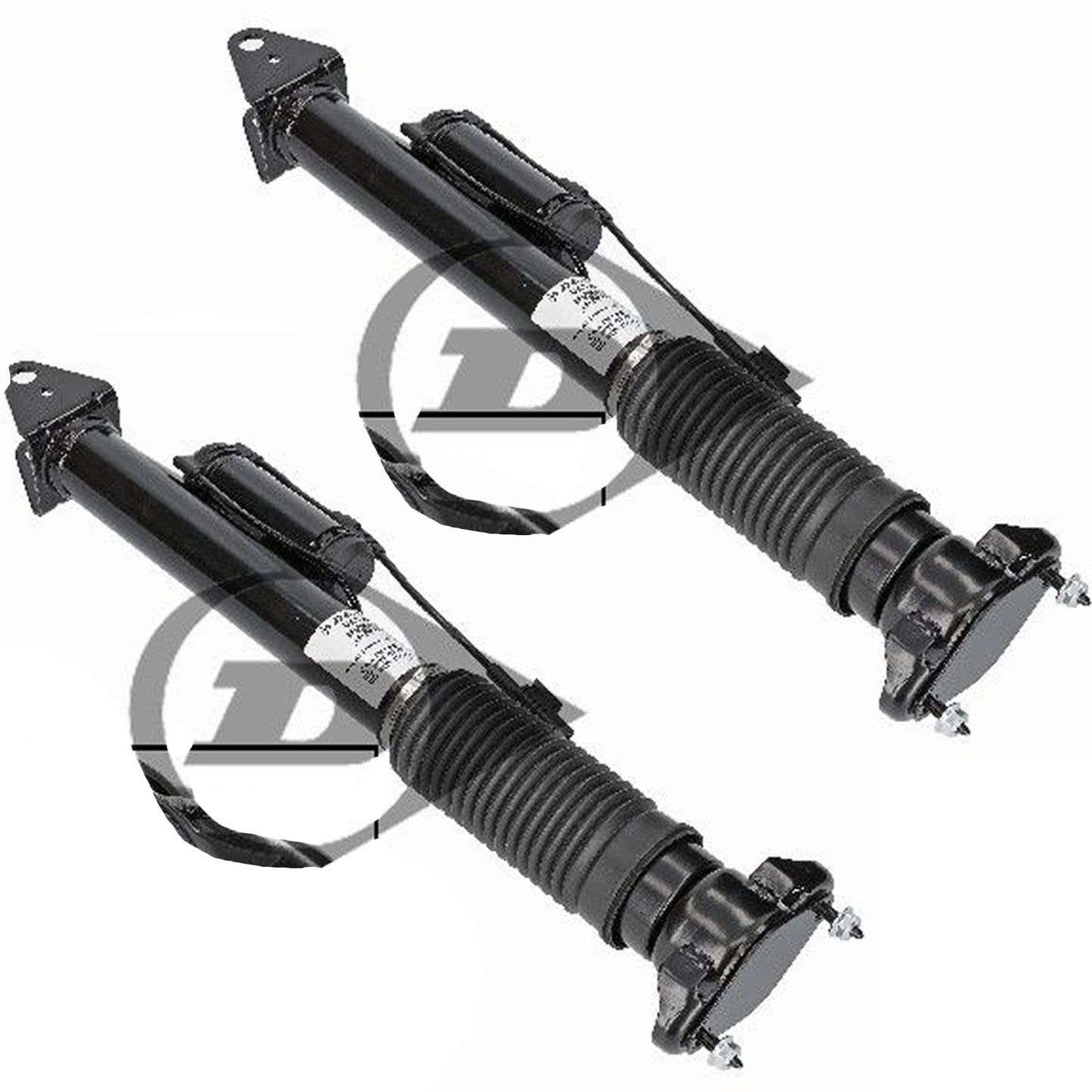 FOR MERCEDES GL GLE ML W166 X166 REAR AIR SUSPENSION SHOCK ABSORBERS DUNLOP X2