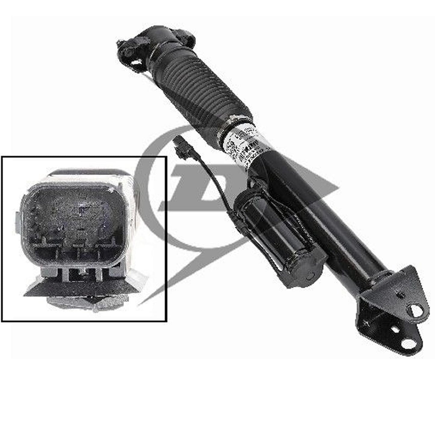 FOR MERCEDES GL GLE ML W166 X166 REAR AIR SUSPENSION SHOCK ABSORBERS DUNLOP X2