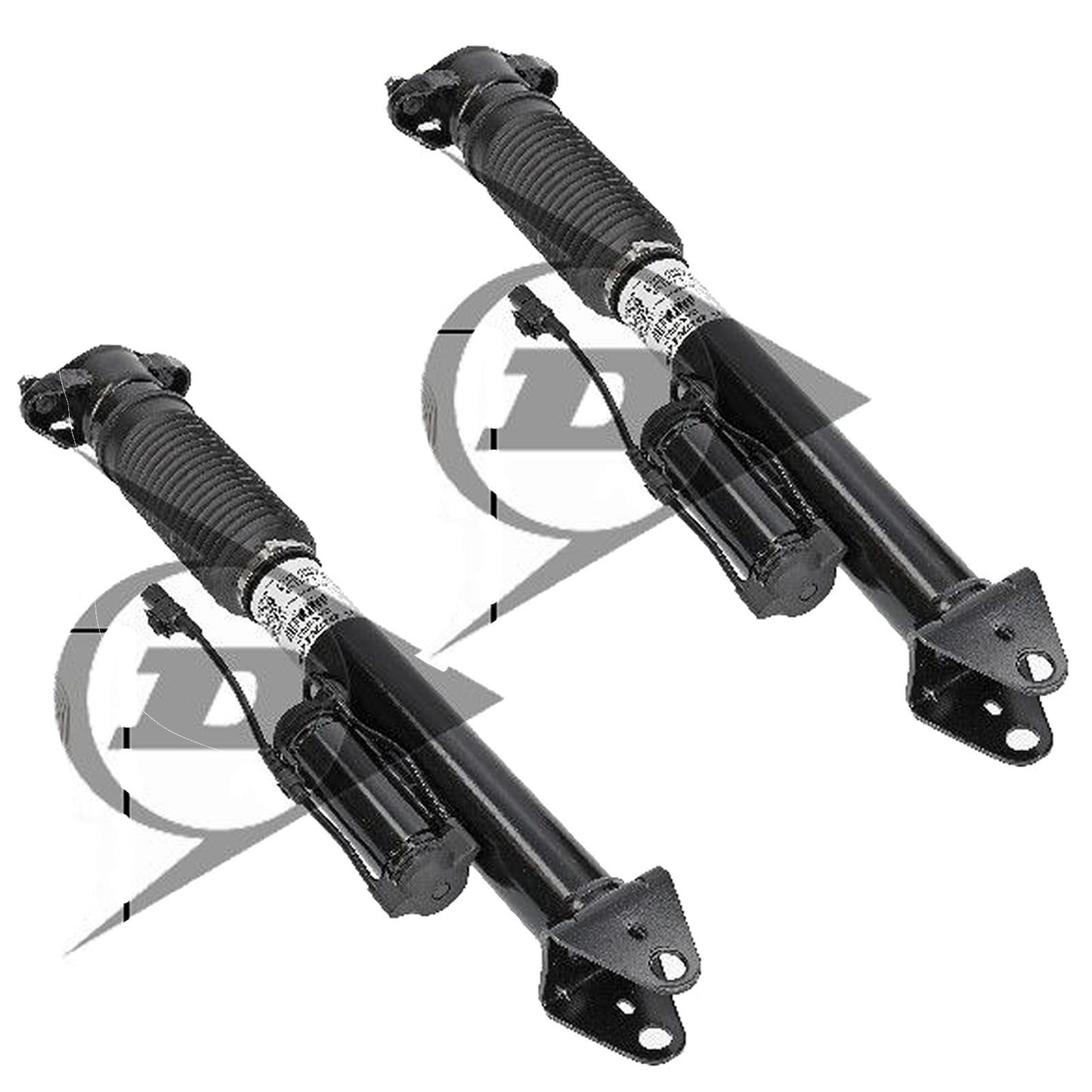 FOR MERCEDES GL GLE ML W166 X166 REAR AIR SUSPENSION SHOCK ABSORBERS DUNLOP X2