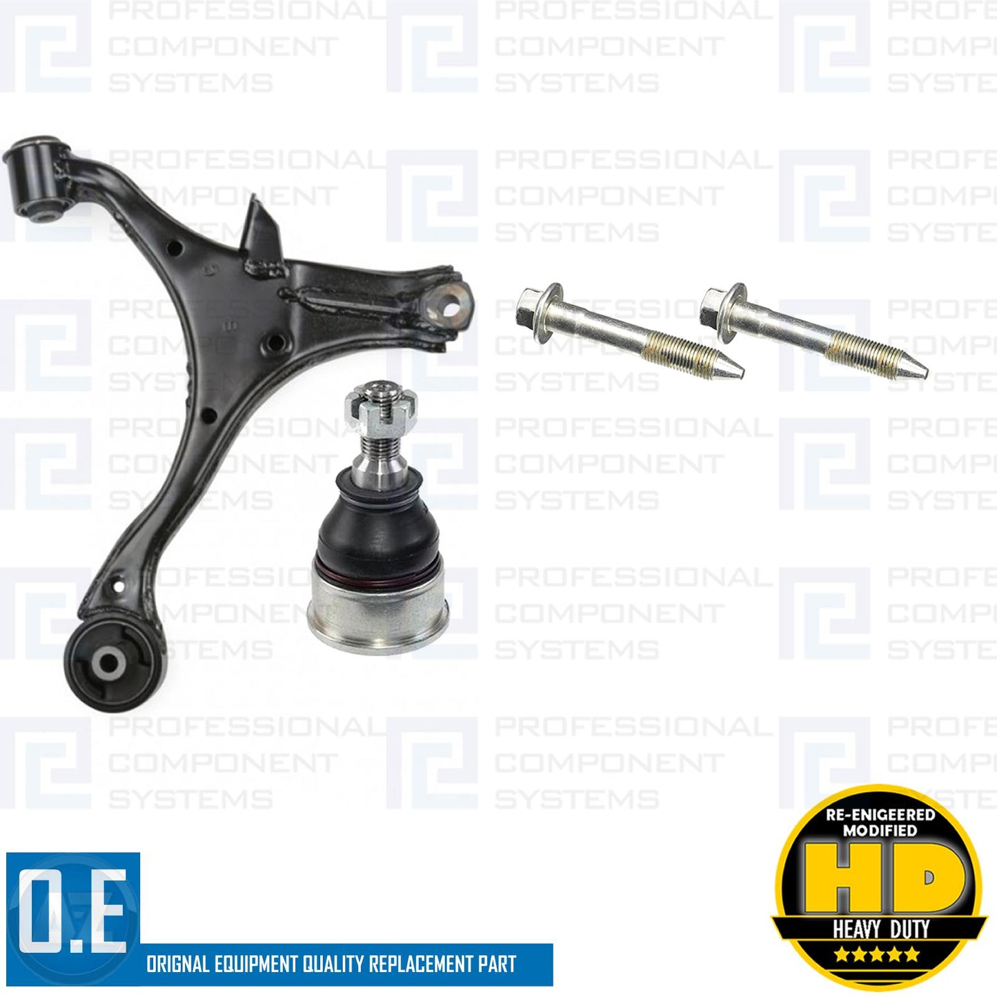 FOR HONDA CIVIC EP3 TYPE R FRONT LOWER SUSPENSION WISHBONES ARMS BALL JOINTS KIT