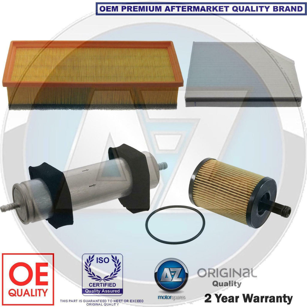 for AUDI A4 B8 2007-2015 OIL AIR CABIN POLLEN DIESEL FUEL FILTERS SERVICE KIT