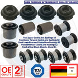 for AUDI VW PORSCHE FRONT UPPER & LOWER CONTROL ARM BUSHINGS + SHOCK MOUNTS KIT