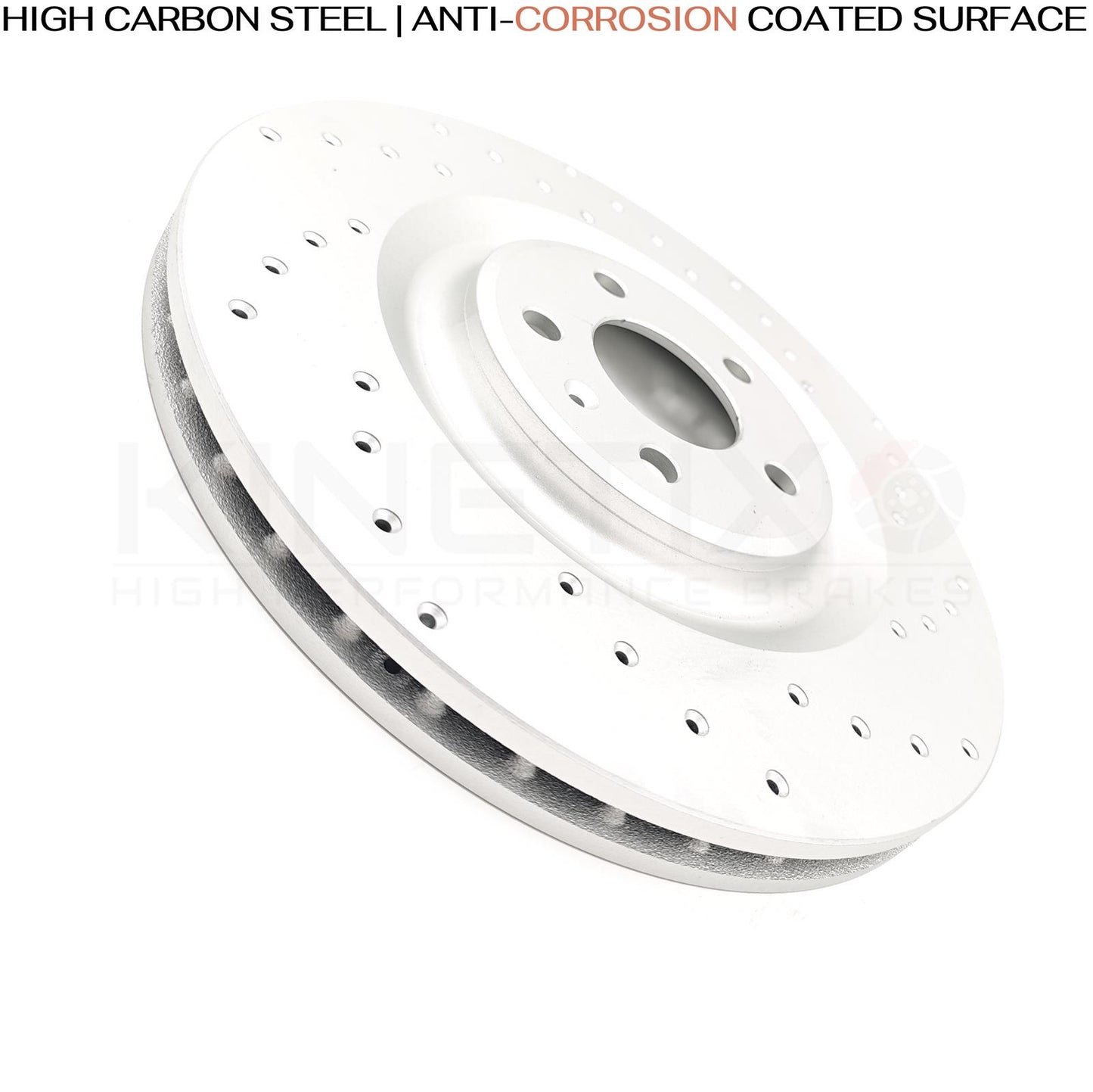 FOR VW TOUAREG 4.0 TDI V8 REAR DRILLED HIGH CARBON BRAKE DISCS PADS WIRES 350mm