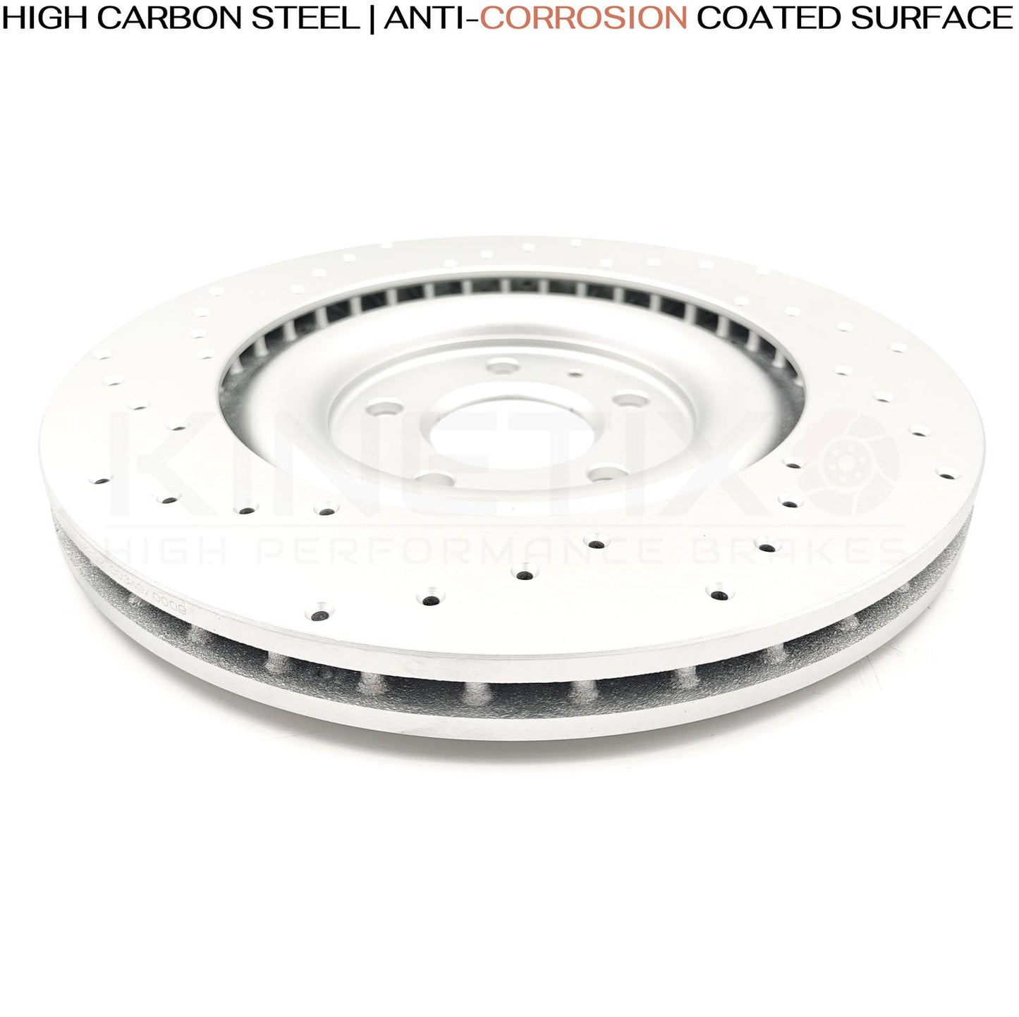 FOR VW TOUAREG 4.0 TDI V8 REAR DRILLED HIGH CARBON BRAKE DISCS PADS WIRES 350mm
