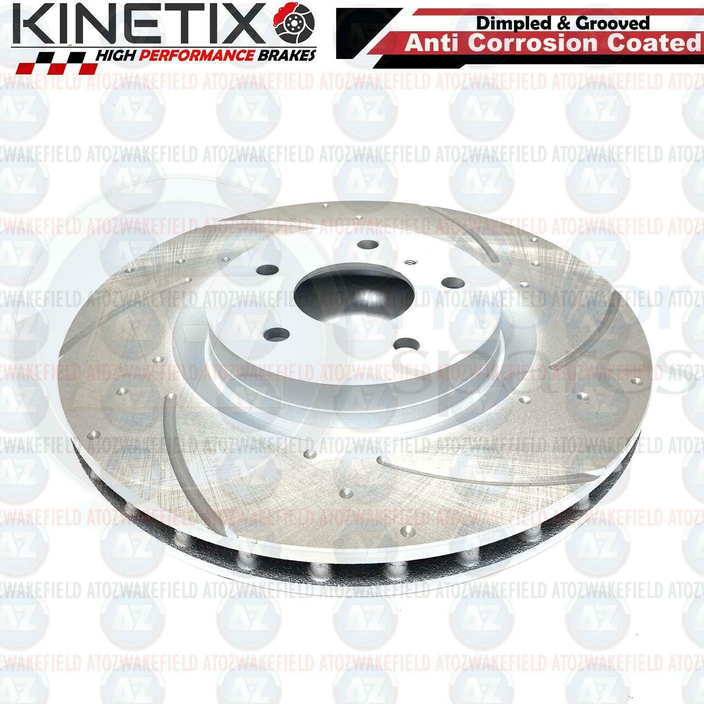 FOR BMW X4 30d G02 M SPORT FRONT DIMPLED & GROOVED BRAKE DISCS PAIR 348mm