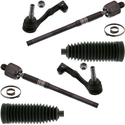 FOR BMW 320I 320D 320SI STEERING RACK INNER OUTER TIE TRACK RODS ENDS GAITERS
