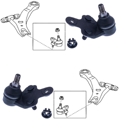 FOR HARRIER RX200T RX270 RX300 RX330 RX350 RX400 450 RX500 LOWER BALL JOINTS 2