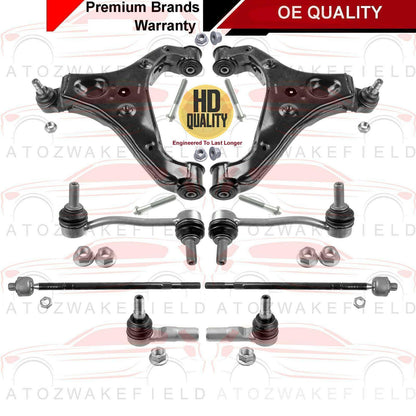 FOR CRAFTER SPRINTER FRONT SUSPENSION WISHBONE ARMS TRACK TIE ROD ENDS LINKS KIT