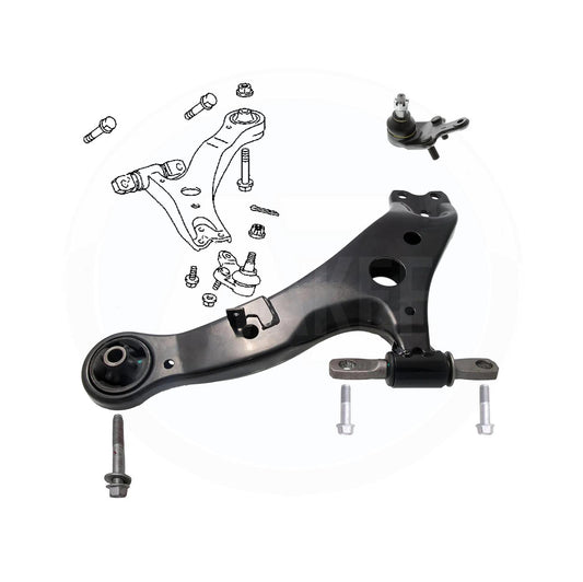 FOR TOYOTA HARRIER LEXUS RX FRONT LOWER LEFT SUSPENSION WISHBONE CONTROL ARM KIT