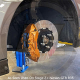 FOR AUDI A3 3.2 8P FRONT TWO PIECE FLOATING BRAKE DISCS BREMBO XTRA PADS 345mm