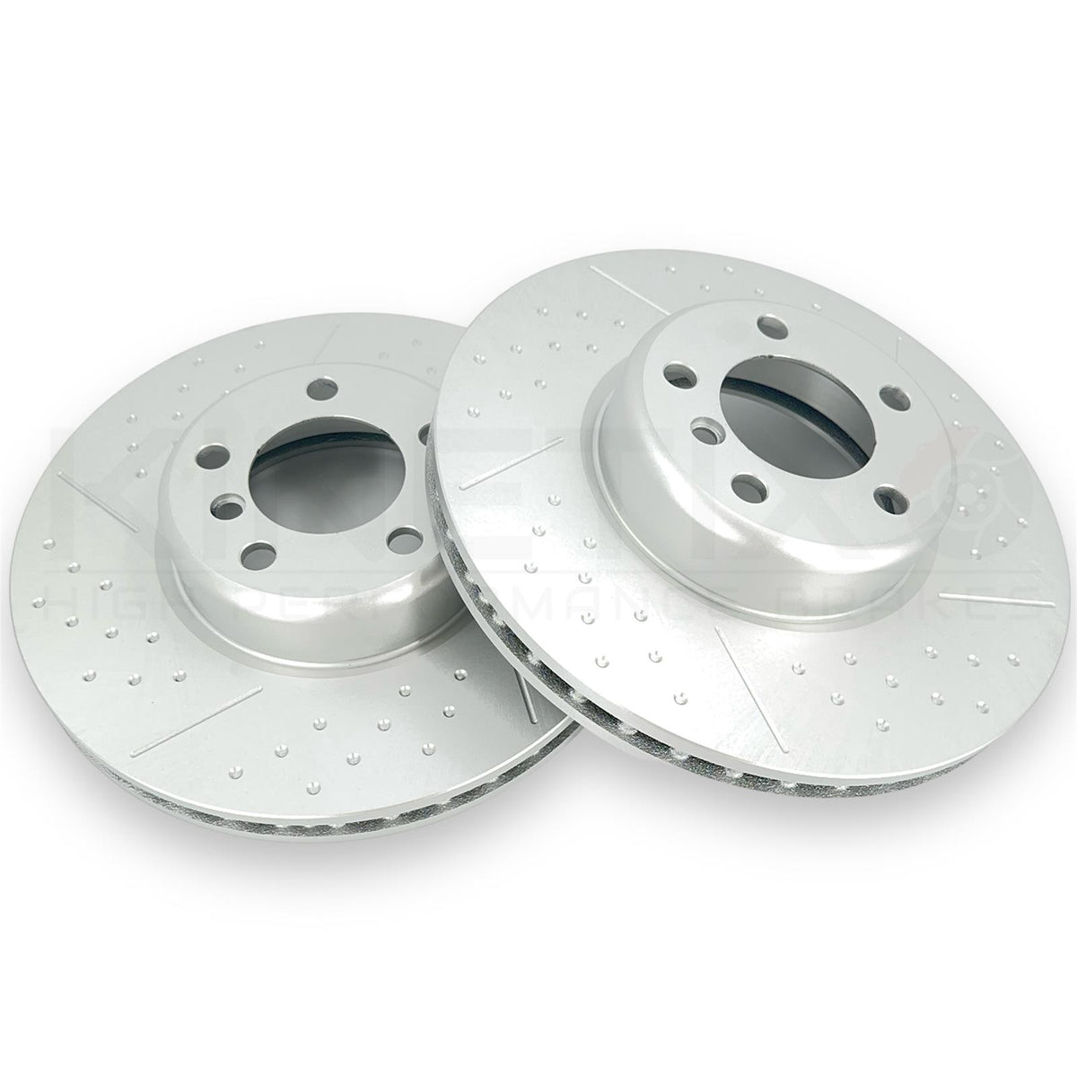 FOR BMW E9X F3X  340mm M SPORT BLUE FRONT BRAKE 4 POT CALIPER DISCS PADS UPGRADE