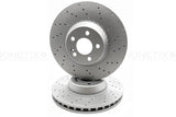 FOR MERCEDES S-CLASS (SE) FRONT PREMIUM HIGH CARBON BRAKE DISCS PAIR 342mm