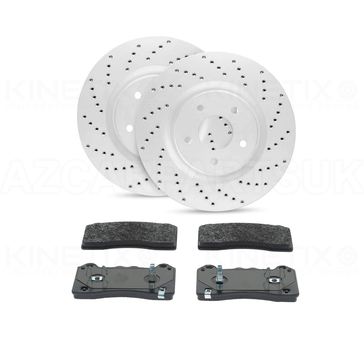 FOR FORD MUSTANG MACH-E GT EV DRILLED PERFORMANCE FRONT BRAKE DISCS PADS 362mm