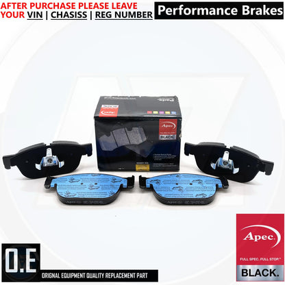 FOR VOLVO S60 S90 V60 V90 XC40 XC60 XC90 APEC BLACK SERIES FRONT BRAKE PADS SET