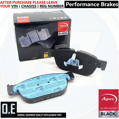 FOR VOLVO S60 S90 V60 V90 XC40 XC60 XC90 APEC BLACK SERIES FRONT BRAKE PADS SET