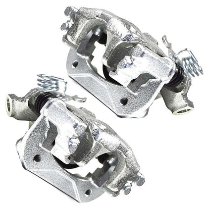 FOR GRANADA SCORPIO SIERRA 2 X REAR BRAKE CALIPERS CARRIERS SLIDERS SOLID DISC