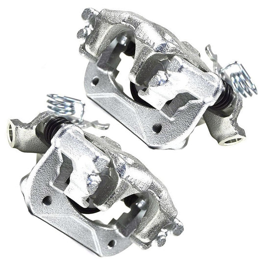 FOR GRANADA SCORPIO SIERRA 2 X REAR BRAKE CALIPERS CARRIERS SLIDERS SOLID DISC