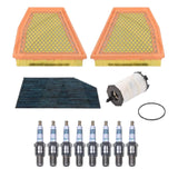 FOR AUDI RS4 RS5 AIR OIL CABIN POLLEN FILTERS DENSO SPARK PLUGS SERVICE KIT