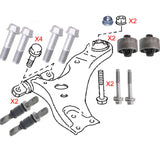FOR HARRIER RX200T RX270 RX300 RX330 RX350 RX400 450 RX500 WISHBONE ARM BUSHES