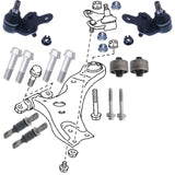 FOR HARRIER RX200T RX270 RX300 RX330 RX350 RX400 450 RX500 BALL JOINTS BUSHES