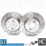 FOR RENAULT MEGANE 2.0 SPORT F1 R26 FRONT REAR DRILLED BRAKE DISCS BREMBO PADS
