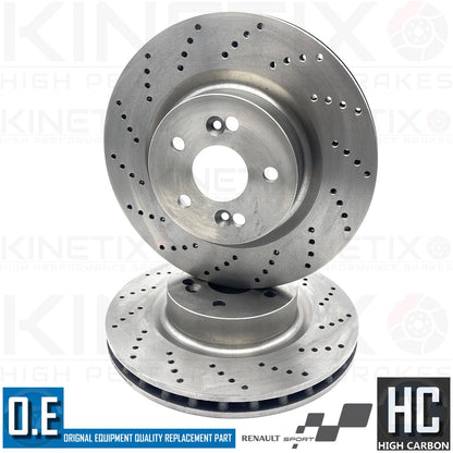 FOR RENAULT CLIO SPORT 2.0 16V 197 200 FRONT REAR BRAKE DISCS BEARINGS PADS CAPS