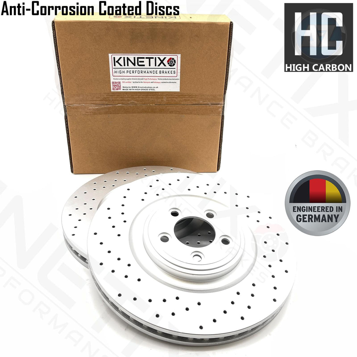 FOR JAGUAR XKR 4.2 SUPERCHARGED CROSS DRILLED FRONT REAR BRAKE DISCS PADS 355mm 326mm