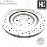 FOR JAGUAR XF 2.2d XF-R SPORT FRONT REAR DRILLED BRAKE DISCS PADS 355m 326mm