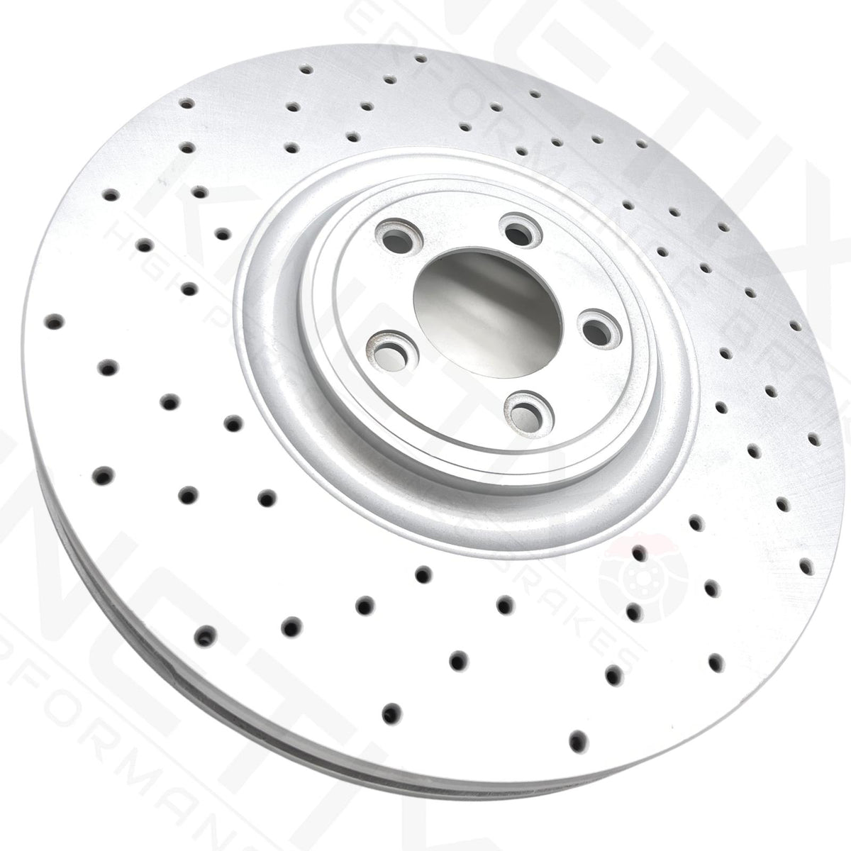 FOR JAGUAR XFR-S FRONT REAR CROSS DRILLED PERFORMANCE BRAKE DISCS 380mm 376mm