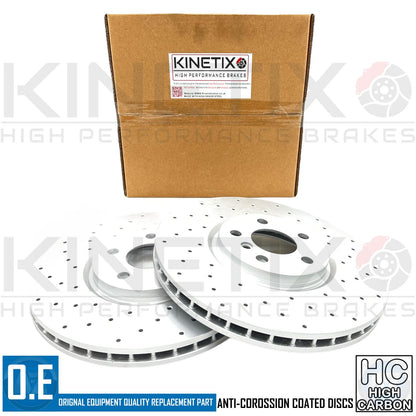 FOR MINI JOHN COOPER WORKS F60 FRONT BRAKE DISCS APEC PADS SENSOR WIRE 335mm