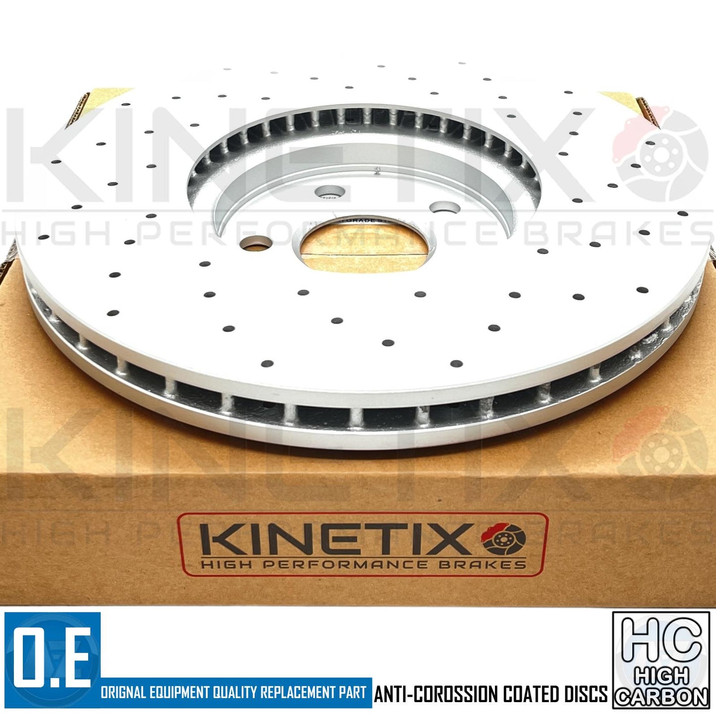 FOR MINI COOPER SD F54 FRONT CROSS DRILLED BRAKE DISCS APEC PADS SENSOR 335mm
