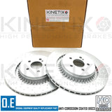 FOR MERCEDES S63 AMG REAR DIMPLED HIGH CARBON BRAKE DISCS PAIR 365mm BRAND NEW