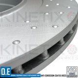 FOR MERCEDES S63 AMG REAR DIMPLED HIGH CARBON BRAKE DISCS APEC PADS SENSOR 365mm