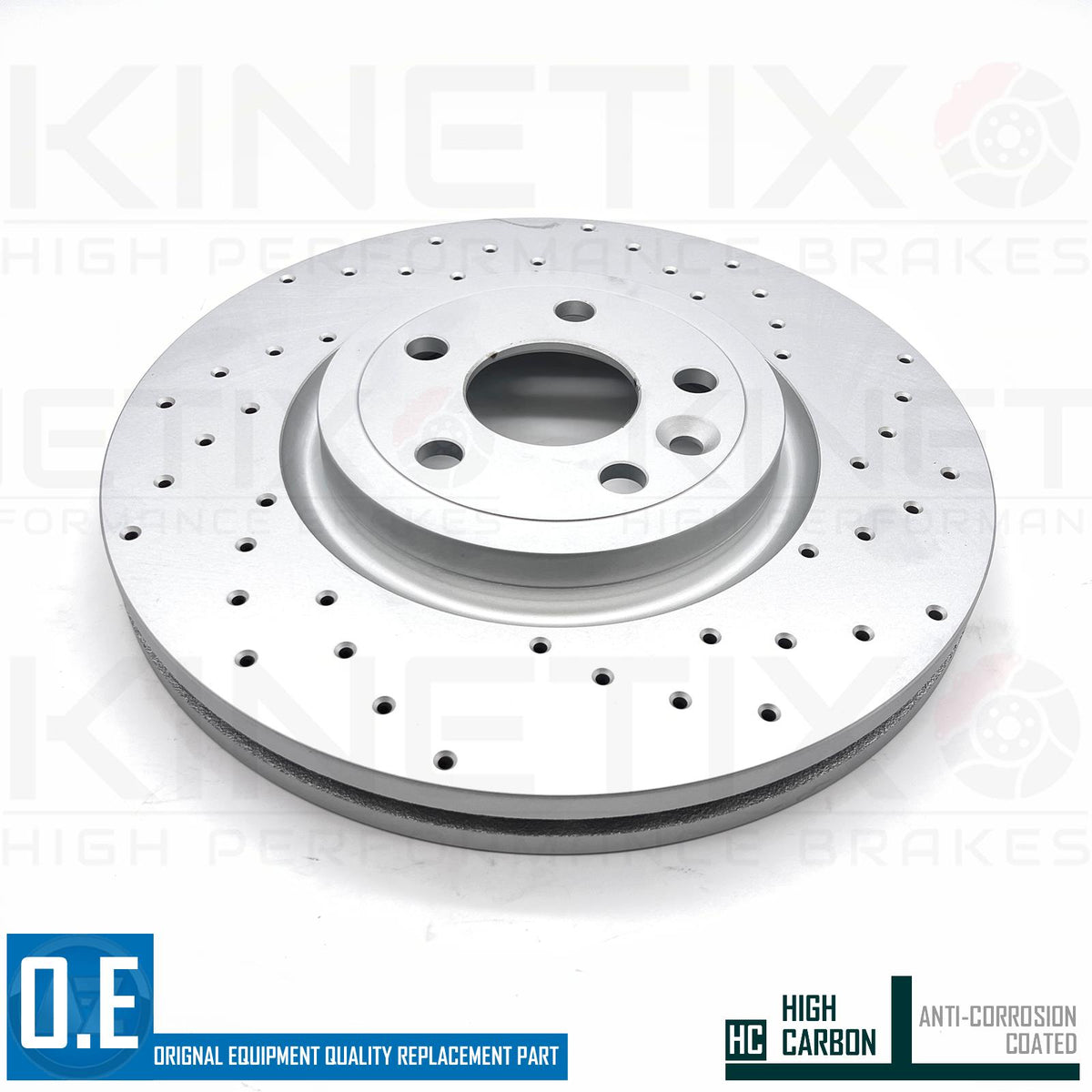 FOR RANGE ROVER VELAR 2.0 SD4 D240 DRILLED FRONT BRAKE DISCS PADS SENSOR 325mm