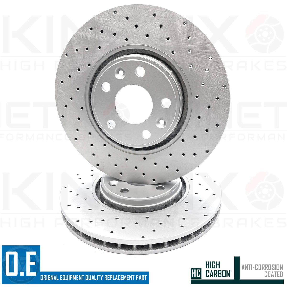 FOR RENAULT CLIO SPORT 1.6 TROPHY RS 200 RS 220 FRONT REAR DRILLED BRAKE DISCS