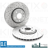 FOR RENAULT CLIO SPORT 1.6 TROPHY RS 200 RS 220 FRONT REAR DRILLED BRAKE DISCS
