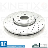 FOR RENAULT CLIO SPORT 1.6 TROPHY RS 200 RS 220 FRONT REAR DRILLED BRAKE DISCS