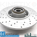 FOR RENAULT CLIO SPORT 1.6 TROPHY RS 200 RS 220 FRONT REAR DRILLED BRAKE DISCS