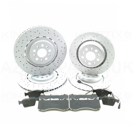 FOR MASERATI QUATTROPORTE GHIBLI 3.0 S 3.0 D 3.8 SQ4 FRONT REAR BRAKE DISCS PADS 670030935 | 670031597