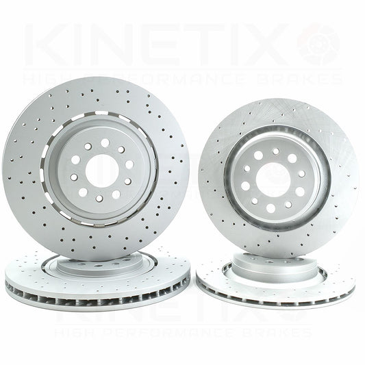 FOR MASERATI GHIBLI LEVANTE QUATTROPORTE 3.8 GTS 3.8 FRONT REAR BRAKE DISCS