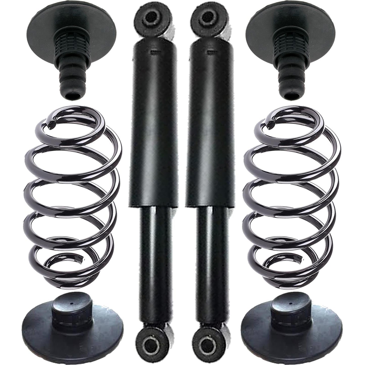 FOR MERCEDES VIANO CDI W639 REAR AIR SUSPENSION CONVERSION COIL SPRINGS SHOCKERS