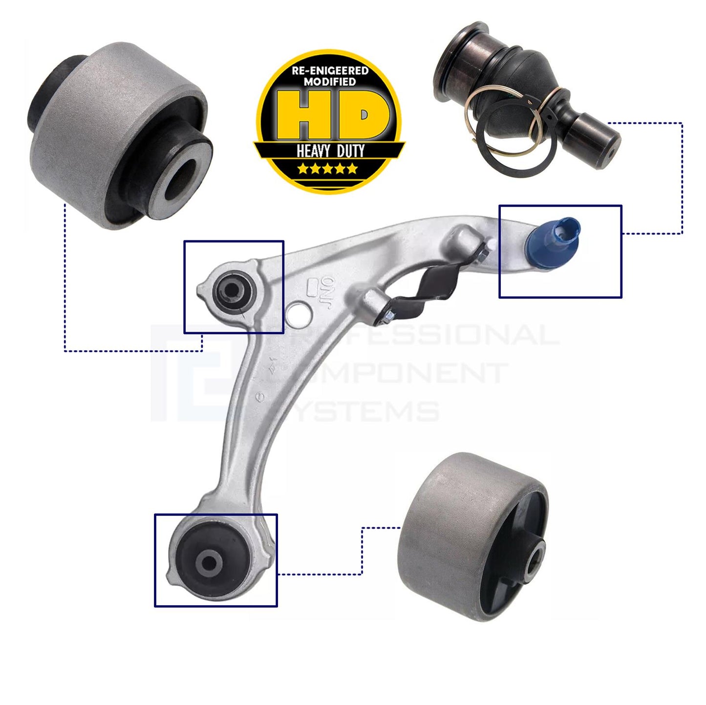 FOR NISSAN ELGRAND E52 2010- FRONT LOWER ARM FRONT REAR BUSH BUSHES BALL JOINTS