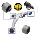 FOR NISSAN ELGRAND E52 2010- FRONT LOWER ARM FRONT REAR BUSH BUSHES BALL JOINT