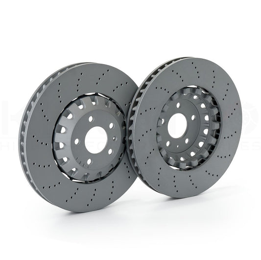 FOR AUDI A4 A5 A6 A7 A8 Q5 Q7 Q8 S4 S5 S6 S7 S8 SQ5 FRONT BRAKE DISCS PAIR 375mm